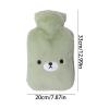 Personalised Hot Water Bottle with Plush Cover & Customized Pictures, 2 Liters, Unique Cosy Nights & Gifts, Relieves Body Aches & Pains (Sky Blue) view 2