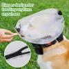 Dog Net Hood - Quiet Ears Cover for Small Pets, Breathable Scratch-Proof Guard with Mouth Zipper, Allows Panting and Drinking, Pet Protection for Shower, Bathing, Grooming, Swimming view 2