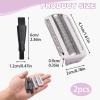 2PCS Replacement Shaver Foil Heads for Philips BRL130 BRL140 BRL175 BRL146 Electric Ladyshaver Replacement Blades Accessories Shaving Head Film with Brush Foil Blades for Women Wet and Dry view 2