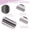 2PCS Replacement Shaver Foil Heads for Philips BRL130 BRL140 BRL175 BRL146 Electric Ladyshaver Replacement Blades Accessories Shaving Head Film with Brush Foil Blades for Women Wet and Dry view 3