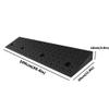 1 PCS 3.9 Inch Rise Rubber Curb Ramp, Heavy Duty Car Ramp, 39.4 Inch L X 11.8 Inch W X 3.9 Inch H For Warehouse Garage Steps Wheelchairs Bicycles Lawn Mowers view 3