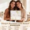 Birthday Gifts for Women Friendship, Womens Gifts for Birthdays Unique Happy Birthday Gift Basket for Best Friends Mom Sister Teen Girls Her Wife Girlfriend Coworker, Self Care Package Spa Gift Set view 3