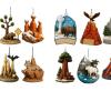 HEEZOU Nature-Themed Advent Calendar 2025 24 Window Acrylic & Paper Christmas Countdown For Family Activities Acrylic Paper Christmas Decors view 3