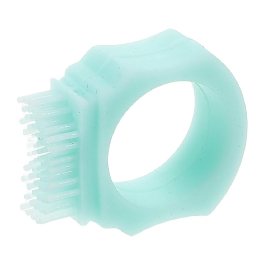 FRCOLOR Portable Ring Toothbrush Soft Travel Toothbrush for Boys and Girls Adults Built Case for Camping School Home Use