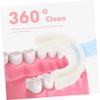 SOIMISS 3pcs U-Shaped Silicone Toothbrush Oral Cleaning Tool Bite-Resistant Ergonomic Design for Boys and Girls Children's Teeth Brushing Protection Enamel Random Color view 3