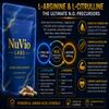 Nitric Oxide Supplement for Men - High Strength 3140mg Science Backed L-Arginine/L-Citrulline - Nitric Oxide Booster for Support of Blood Flow, Male Health, Energy & Gym Pump | Nuvio Labs Nutrition view 3