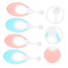 OUNONA 4pcs Baby Tooth Brush Set with Soft Bristles for Gentle Oral Care, Deeply Cleans Gums and Interdental Spaces, Lightweight and Portable Pp Pbt Material for Babies First Teeth view 4