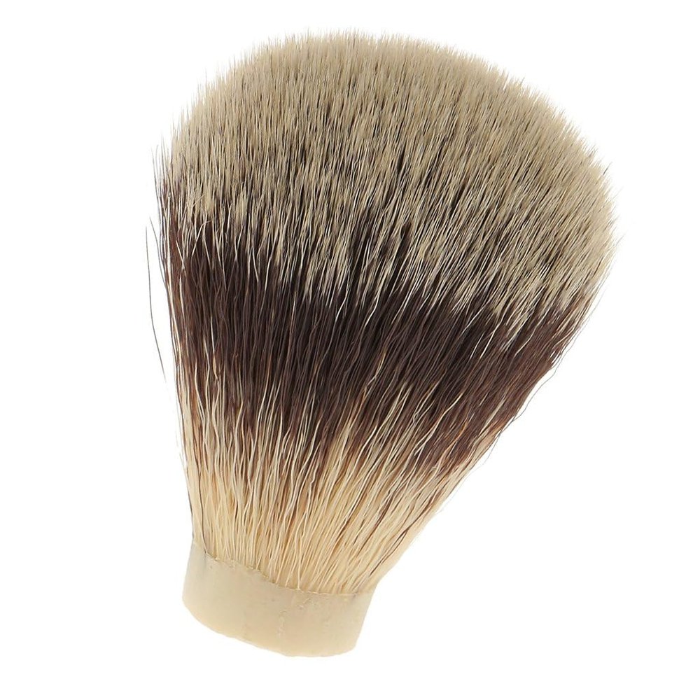 Gcljlmy Shaving Brush Replacement Head, Shaving Brush without Handle, Shaving Foam Brush, Shaving Accessories, 2.0 x 6 cm