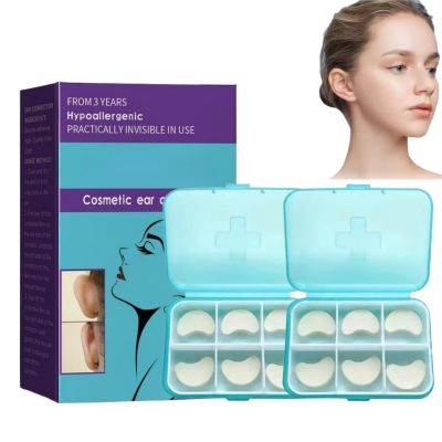 12PCS Ear Correctar Tape,Ear Correctors&Straighteners,E/ar Corrector Clip for Protruding E/ars,Ea/r Stickers to Stick Out Ea/rs Back,Silicone Ea/r Corr/ector for Adults,E/ar Clips for Sticky Out E/ars