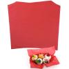 KIKISML 100 PCS Deli Paper Sheets 12 * 12 Inch, Food-grade Pure Color Greaseproof Paper Food Basket Liners for Sandwiches, Burgers, Fries Wrapping for Party, Festival and Outdoors - Red view 1