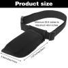 1 PCS Professional Massage Bottle Hoslter with Adjustable Belt, Single Massage Therapist Bag Portable Lotion Oil Waist Holder Organizer for Beauty Salons, Hospitals, Spas Therapy Supplies (Black) view 2