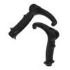 ZUNOXAZ 2pcs Pole Handle Replacement Walking Cane Handle Replacement Hiking Pole Adapter Cane Walking Stick Climbing Accessory Tools Black view 1