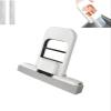 Mini Foldable Desktop Mop Portable Self-Squeeze Sponge Mop for Wet & Dry Use, Replaceable Head, Small Spaces Cleaning Tool for Kitchen, Bathroom, Desk,Black view 1