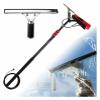 12FT Water Fed Window Cleaning Pole Kit - Telescopic Brush & Hose Spray/Scraper for Solar Panel & Outdoor Washing - Efficient Cleaning Tool for Windows & Solar Panels view 1