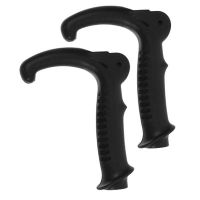 Ipetboom 2pcs Plastic Trekking Pole Handle Replacement for Hiking Climbing Walking Sticks Lightweight Ergonomic Grip Support for Outdoor Walking Canes