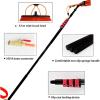 18FT Telescopic Window Cleaning Brush Kit, Water Fed Pole for Cleaning Solar Panels, Hose Fed Window Cleaner Equipment, Ideal for Home & Professional Use, 3.6-11M Adjustable Length view 3