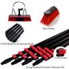 18FT Telescopic Window Cleaning Brush Kit, Water Fed Pole for Cleaning Solar Panels, Hose Fed Window Cleaner Equipment, Ideal for Home & Professional Use, 3.6-11M Adjustable Length view 4