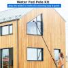 24Ft Solar Panel Cleaning Kit with Water Fed Pole & 55Cm Brush - Ideal for Window Cleaning, Solar Panel Maintenance, and High Reach Cleaning Solutions view 2