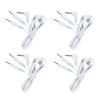 4PCS Replacement Lead Wires for TENS, 90 DC 2.35mm Plug to 2mm Electrotherapy Electrode Leads, Electrotherapy Accessories for TENS EMS Machine view 1