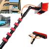 12FT Window Cleaning Pole Kit - Water Fed Brush for Solar Panel & Photovoltaic Cleaning - 6-11M Adjustable Length Equipment for Efficient Home & Outdoor Use. view 1