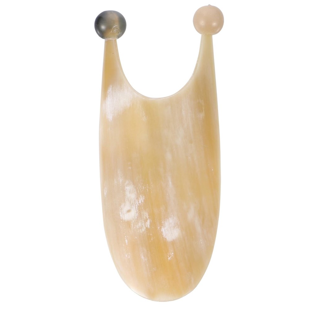 Didiseaon Horn Massager Scraping Plate Gua Sha Tool Massage Board for Body Scraping for Pain Relief and Facial Massage