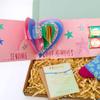POSTED! Friend Birthday Letterbox Gift Includes Pop Up Birthday Treat Tray Card - Gift Sets - By LK - Vibrant Design, Thoughtful Keepsake, Funky Socks, Card & Gifts, Pop Up Greeting Card view 3