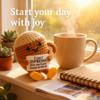 Bafiwu Coffee Lovers Gifts for Women Men, Positive Animals Crochet Espresso Coffee Cup Decor, Cute Funny Gift for Friends, Boyfriend, Girlfriend, Mom, Dad, Birthday Thank You Gifts(STY-1) view 3