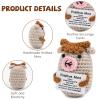 Bafiwu Highland Cow Gifts for Women,Handmade Positive Crochet Moo Animals view 3