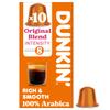 Dunkin' Nespresso Compatible Capsules Original Blend - 10 Capsules view 1