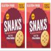 Nairn's Gluten Free Snaks Salted Crackers 125g (Pack of 2) Snacks Made with Wholegrain Oats