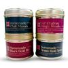 Homemade Indian Food Finishing Spices Indian Garnish & Aroma Collection | 4 Spice Blends to Sprinkle & Finish Dishes | Black Gold, Green Gold, Chaat Masala & Magic Masala (4 x 40g) view 1