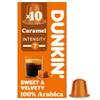 Dunkin' Nespresso Compatible Capsules Caramel - 10 Capsule view 1