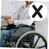 GALPADA Wheelchair Armrest Storage Bag Includes Protective Armrest Pad Designed for Chair Accessories for Use view 3