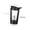 HOODANCOS Electric Shaker Bottle Rechargeable Mixing Mug Automatic Stirring Mug for Protein Shakes Soy Milk Coffee view 2
