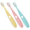Gatuida 3pcs Soft-bristled Toothbrush with Gentle Bristles for Dual-use Cleaner Travel-Friendly Oral Care for Boy Girl Random Color view 1