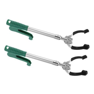 HAMPPLIES 2pcs Trash Pickup Tool Grabber Reacher Long Claw Picker Grabbers for Seniors Elderly Litter-Picker Outdoor Gardening