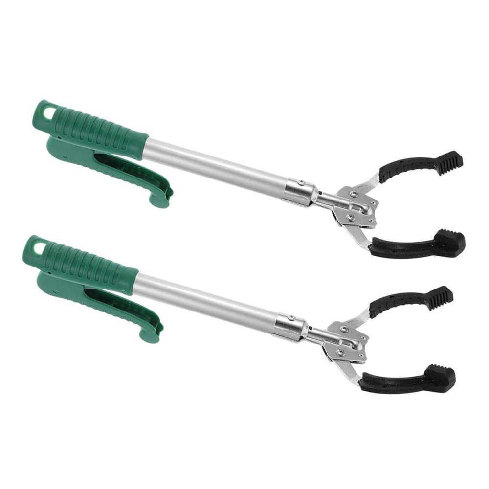 HAMPPLIES 2pcs Trash Pickup Tool Grabber Reacher Long Claw Picker Grabbers for Seniors Elderly Litter-Picker Outdoor Gardening