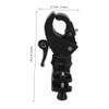 Healvian 2pcs Plastic Cane Holder Wheelchair Crutch Bracket Rotatable 360 Walking Stick Stand Portable Organizer for Elderly Wheelchair and Mobility Scooter Accessories view 2