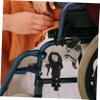 Healvian 2pcs Plastic Cane Holder Wheelchair Crutch Bracket Rotatable 360 Walking Stick Stand Portable Organizer for Elderly Wheelchair and Mobility Scooter Accessories view 4