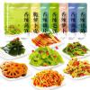 Vegetable Snack Gift Packs,Side Dishes,Dried Radish,Lotus Root Slices,Green Beans,Kimchi,Instant Meal Replacement Foods, Leisure Foods,Vegan,Pickle,Delicious Chinese Snack Gifts (100 Packs) view 1