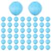 50 Pcs Laundry Balls Pet Hair Remover for Washing Machines,3.5cm Reusable Fluff & Lint Remover, Dryer Balls, Pet Hair Catcher for Clothes & Carpet, Dog & Cat Hairs Fuzz Removers(blue) view 1