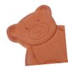 BESTYASH Sugar Saver Discs Moisture Absorber Packs Terracotta Bear-Shaped 3pcs Reusable to Maintain Freshness for Brown Sugar and Spices in Kitchen Food Storage Containers view 3