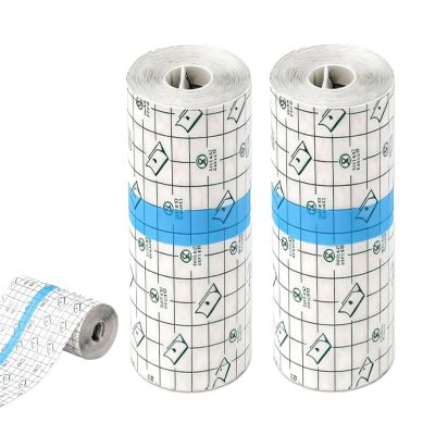2Pcs Tattoo Aftercare Bandage Transparent Film Dressing,Second Skin Healing Protective Bandages Transparent Stretch Antibacterial Wound Dressing Tape,Tattoo Film(2 m x 15 cm)