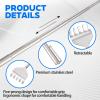 12 Pcs Back Scratcher Telescopic Back Massager Tool with Pocket Clip Stainless Steel Christmas Stocking Stuffers, Prizes for Adults, Stocking Stuffers Metal Massage Tools view 3