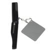 BESTYASH Foldable Beard Comb Keychain with Large Folding Acrylic Comb and Square Mirror for Men Portable Pocket Grooming Travel Fine Tooth view 1