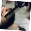 BESTYASH Foldable Beard Comb Keychain with Large Folding Acrylic Comb and Square Mirror for Men Portable Pocket Grooming Travel Fine Tooth view 3