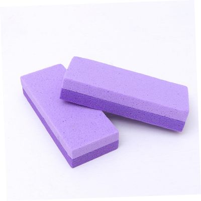 DECORNIJIA 3 Pieces Purple Foot Pumice Stone Dead Skin Remover and Callus Remover Foot Scrubber with Ergonomic Pu Design for High-Heel Wearers and People Who Walk or Stand Long Hours