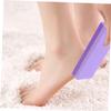 DECORNIJIA 3 Pieces Purple Foot Pumice Stone Dead Skin Remover and Callus Remover Foot Scrubber with Ergonomic Pu Design for High-Heel Wearers and People Who Walk or Stand Long Hours view 3
