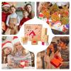 Christmas Advent Box Decorative Case Candy Jewelry Stationery view 2