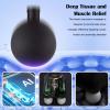 2025 New 4-Head Deep Tissue Electric Percussion Massager for Muscle Relaxation - 5 Adjustable Levels, Rechargeable Vibration Massage Device for Neck, Back, Shoulder, Leg (Black) view 2